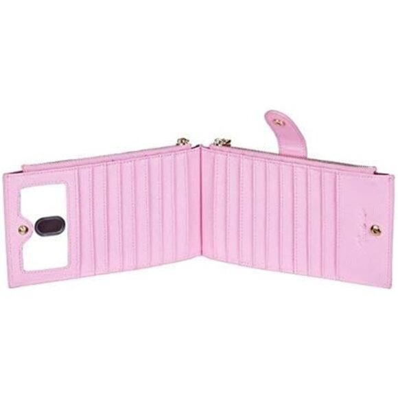 Valentines Day Women Wallet RFID Blocking Bifold Multi Card Wallet Zipper Pocket - Picture 5 of 5